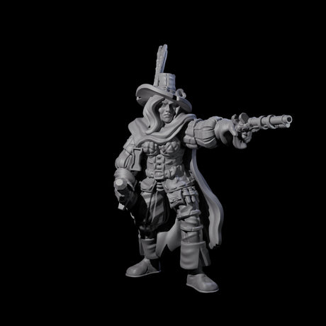 Female Inquisition Hunter A Miniature for Dungeons and Dragons, Pathfinder or other TTRPGs