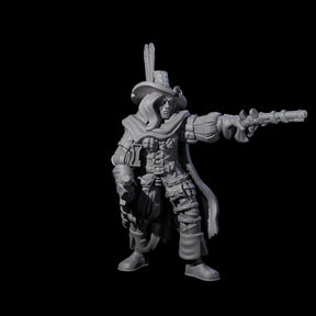 Female Inquisition Hunter A Miniature for Dungeons and Dragons, Pathfinder or other TTRPGs