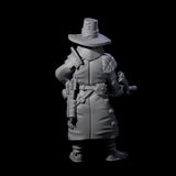 Female Inquisition Hunter B Miniature for Dungeons and Dragons, Pathfinder or other TTRPGs