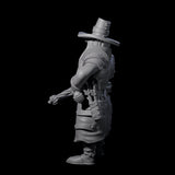 Female Inquisition Hunter B Miniature for Dungeons and Dragons, Pathfinder or other TTRPGs