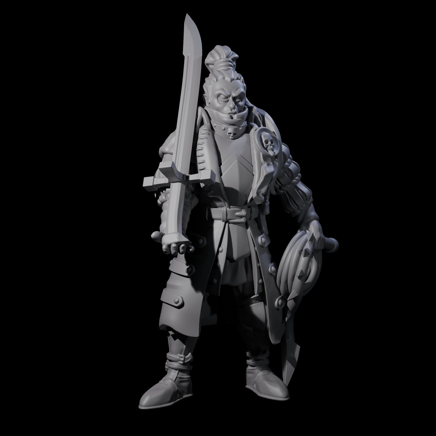Female Inquisition Hunter C Miniature for Dungeons and Dragons, Pathfinder or other TTRPGs