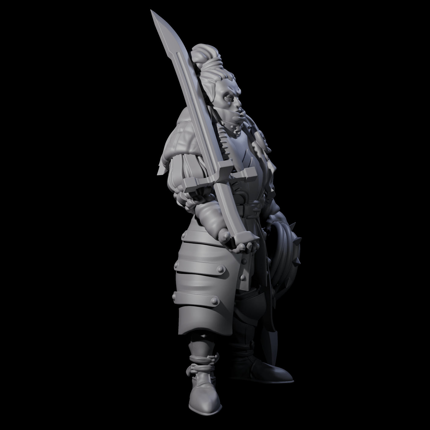 Female Inquisition Hunter C Miniature for Dungeons and Dragons, Pathfinder or other TTRPGs