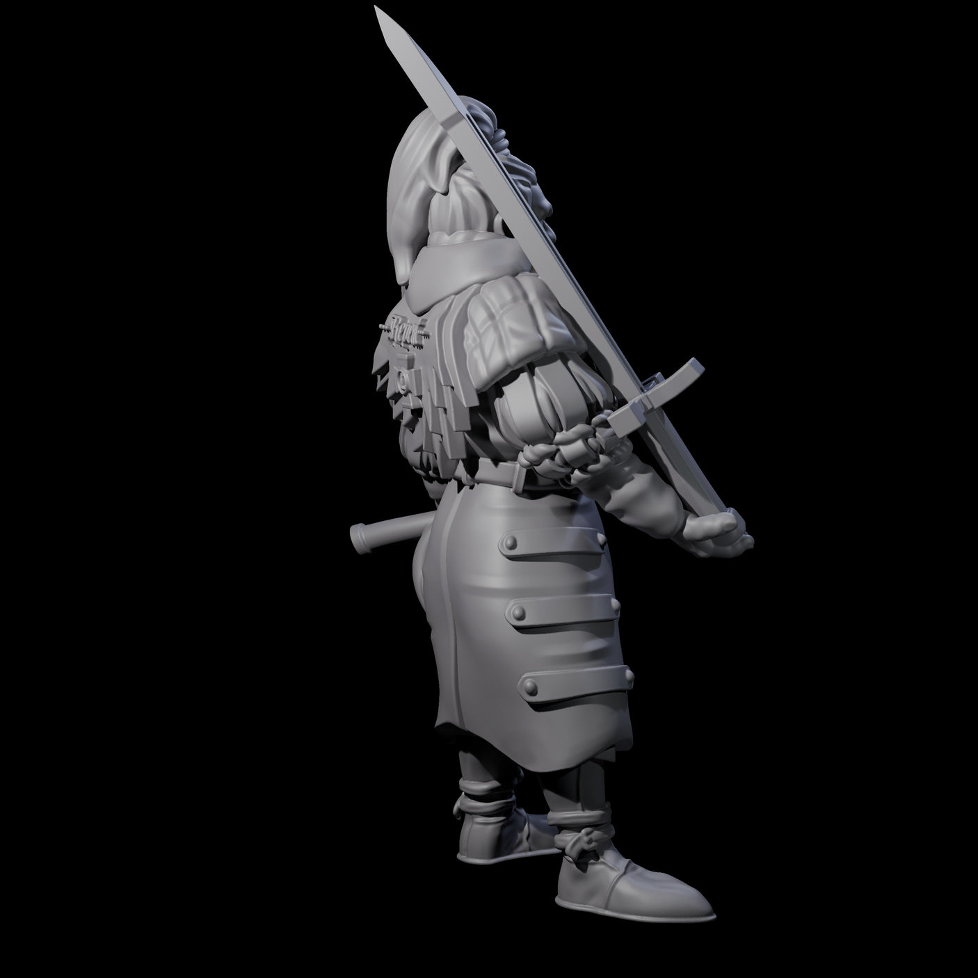 Female Inquisition Hunter C Miniature for Dungeons and Dragons, Pathfinder or other TTRPGs