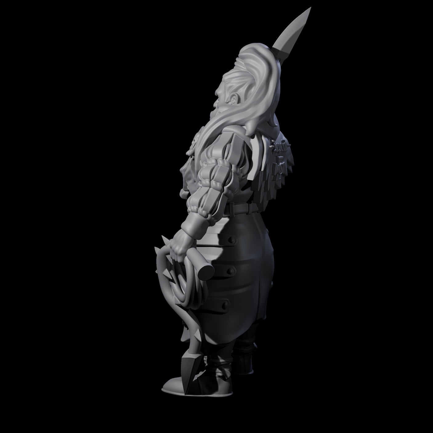 Female Inquisition Hunter C Miniature for Dungeons and Dragons, Pathfinder or other TTRPGs