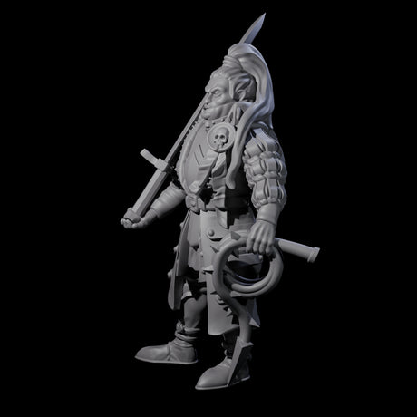 Female Inquisition Hunter C Miniature for Dungeons and Dragons, Pathfinder or other TTRPGs