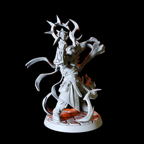Female Paladin Miniature for Dungeons and Dragons, Pathfinder or other TTRPGs