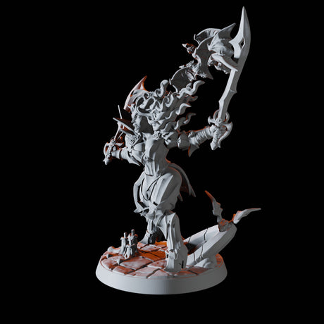 Female Vampire Warrior Miniature for Dungeons and Dragons, Pathfinder or other TTRPGs