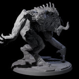 Feral Blinded Balor Miniature for Dungeons and Dragons, Pathfinder or other TTRPGs