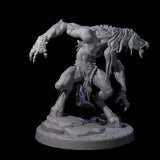 Feral Horse Troll Miniature for Dungeons and Dragons, Pathfinder or other TTRPGs
