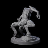 Feral Horse Troll Miniature for Dungeons and Dragons, Pathfinder or other TTRPGs