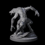 Feral Horse Troll Miniature for Dungeons and Dragons, Pathfinder or other TTRPGs
