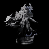 Feral Raven Druid A Miniature for Dungeons and Dragons, Pathfinder or other TTRPGs