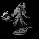 Feral Raven Druid A Miniature for Dungeons and Dragons, Pathfinder or other TTRPGs