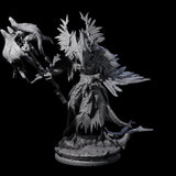 Feral Raven Druid C Miniature for Dungeons and Dragons, Pathfinder or other TTRPGs