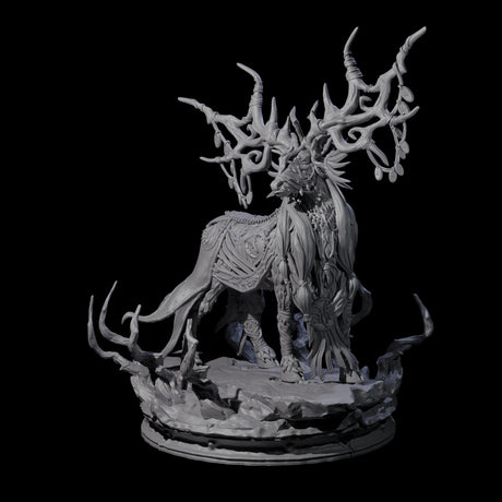 Feral Stag Druid A Miniature for Dungeons and Dragons, Pathfinder or other TTRPGs