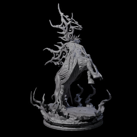 Feral Stag Druid C Miniature for Dungeons and Dragons, Pathfinder or other TTRPGs