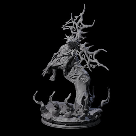 Feral Stag Druid C Miniature for Dungeons and Dragons, Pathfinder or other TTRPGs