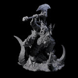 Ferocious Orc Chieftain Miniature for Dungeons and Dragons, Pathfinder or other TTRPGs
