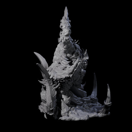 Ferocious Orc Chieftain Miniature for Dungeons and Dragons, Pathfinder or other TTRPGs