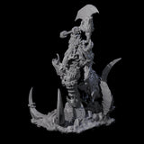 Ferocious Orc Chieftain Miniature for Dungeons and Dragons, Pathfinder or other TTRPGs