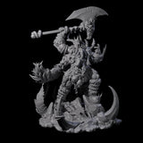 Ferocious Orc Chieftain Miniature for Dungeons and Dragons, Pathfinder or other TTRPGs