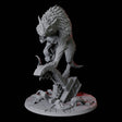 Ferocious Sword-Wielding Werewolf Miniature for Dungeons and Dragons, Pathfinder or other TTRPGs