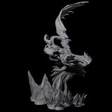 Ferocious White Dragon Miniature for Dungeons and Dragons, Pathfinder or other TTRPGs