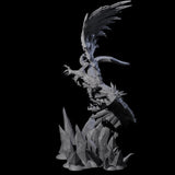 Ferocious White Dragon Miniature for Dungeons and Dragons, Pathfinder or other TTRPGs