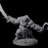 Fetid Hulking Ogre A Miniature for Dungeons and Dragons, Pathfinder or other TTRPGs