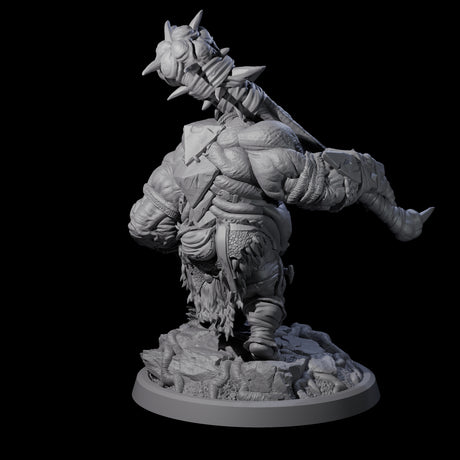 Fetid Hulking Ogre C Miniature for Dungeons and Dragons, Pathfinder or other TTRPGs