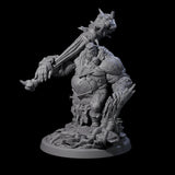 Fetid Hulking Ogre C Miniature for Dungeons and Dragons, Pathfinder or other TTRPGs