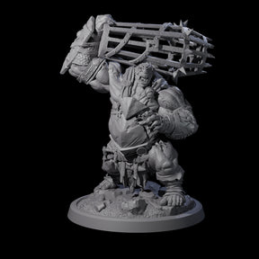 Fetid Hulking Ogre D Miniature for Dungeons and Dragons, Pathfinder or other TTRPGs