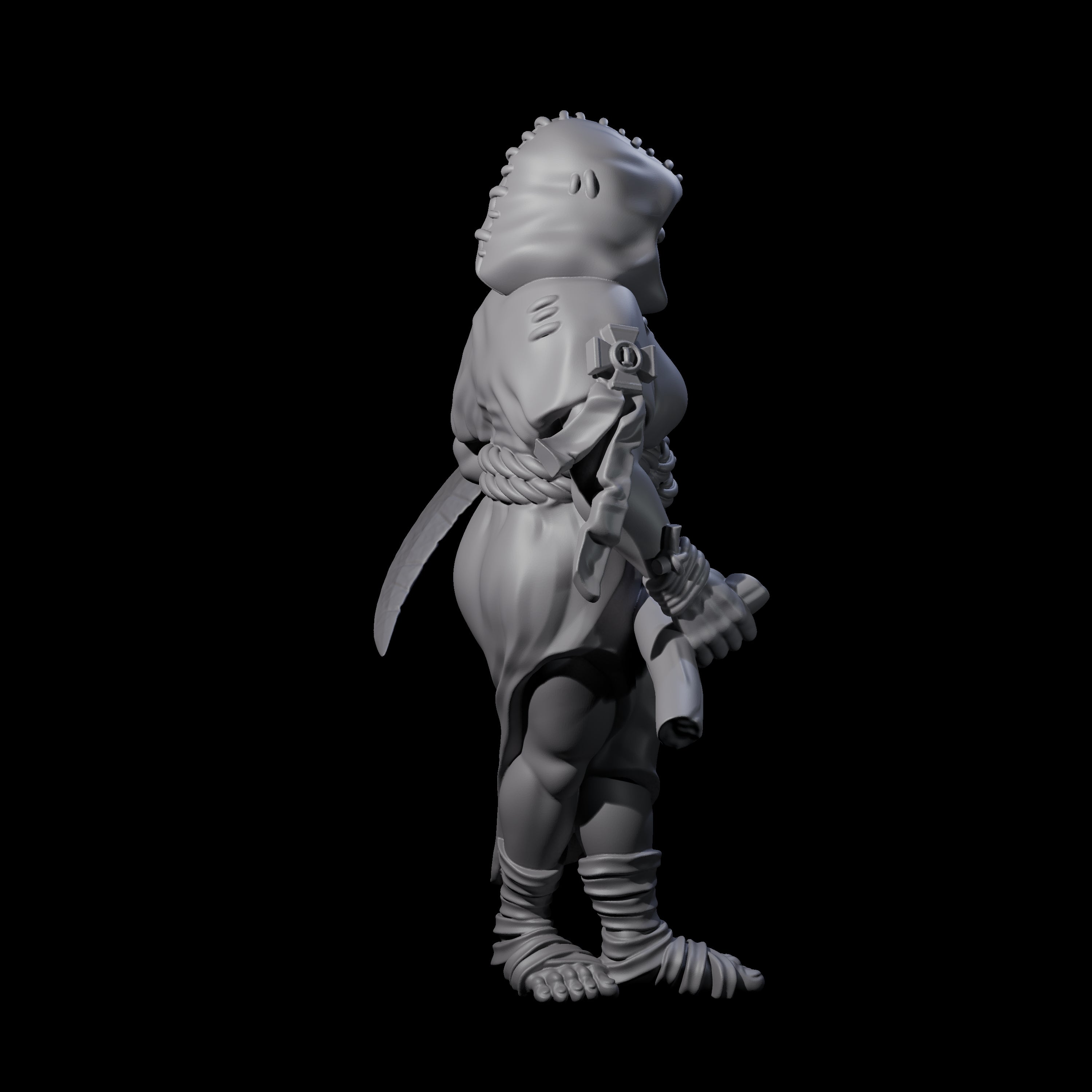 Fevered Zealot A Miniature for Dungeons and Dragons, Pathfinder or other TTRPGs