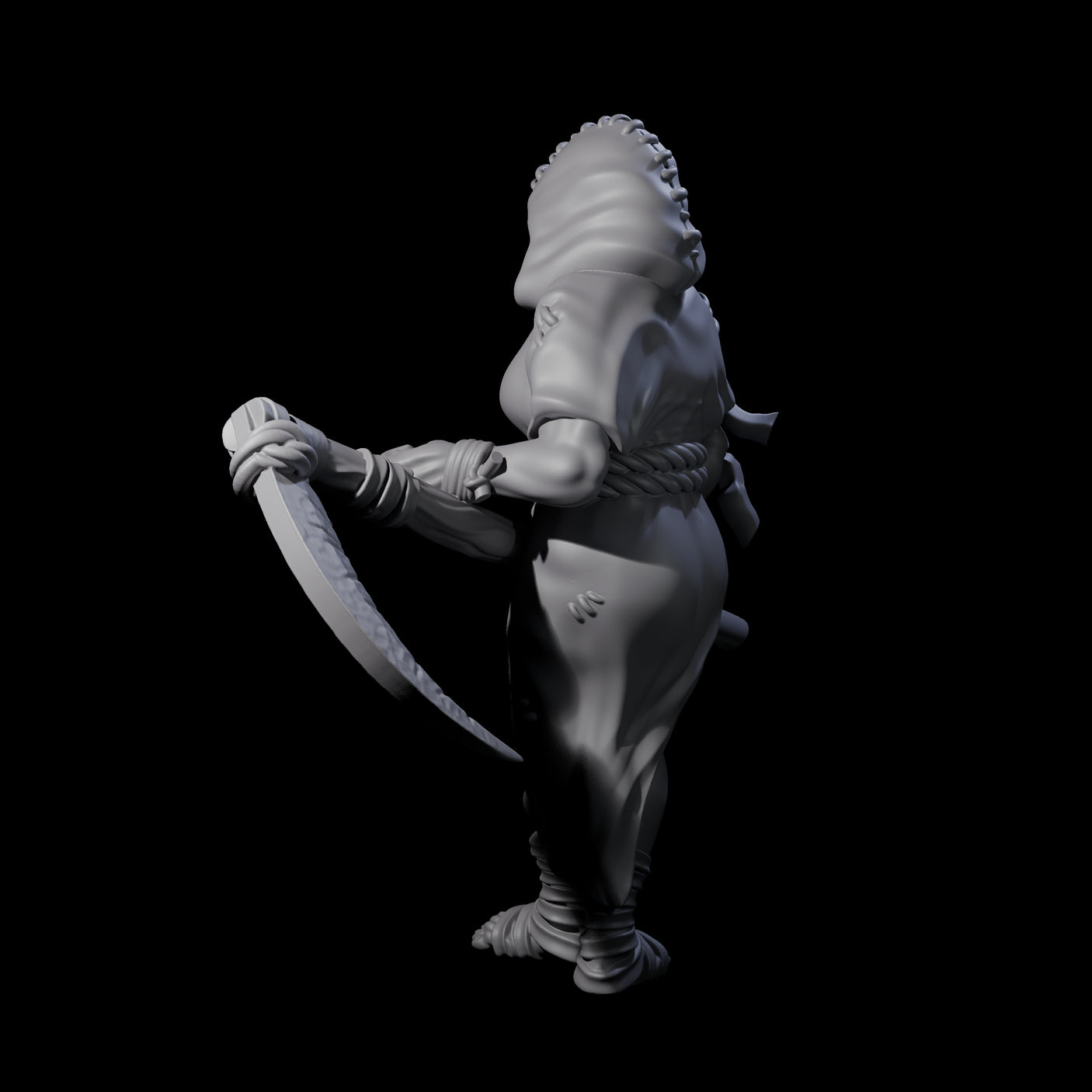 Fevered Zealot A Miniature for Dungeons and Dragons, Pathfinder or other TTRPGs