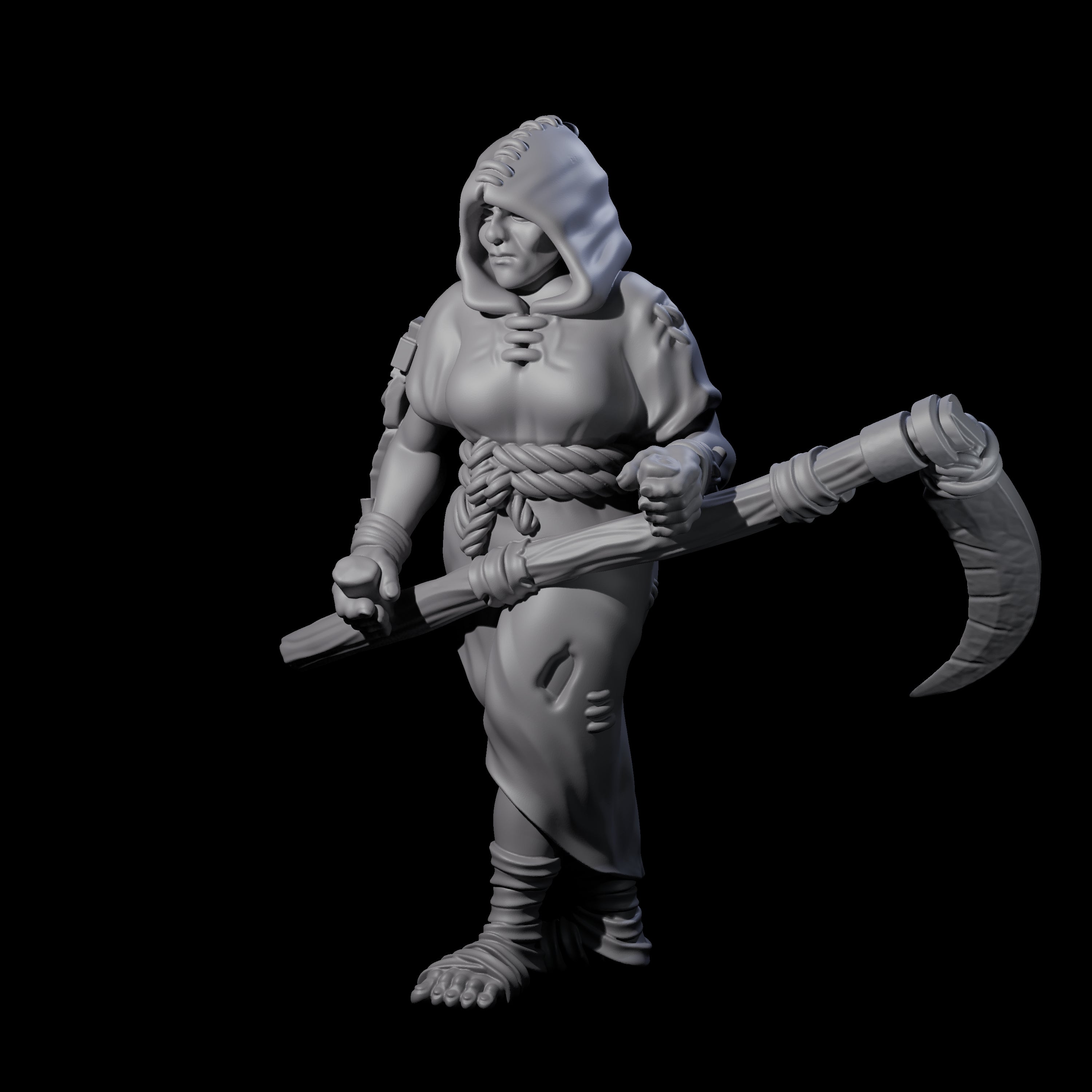 Fevered Zealot A Miniature for Dungeons and Dragons, Pathfinder or other TTRPGs