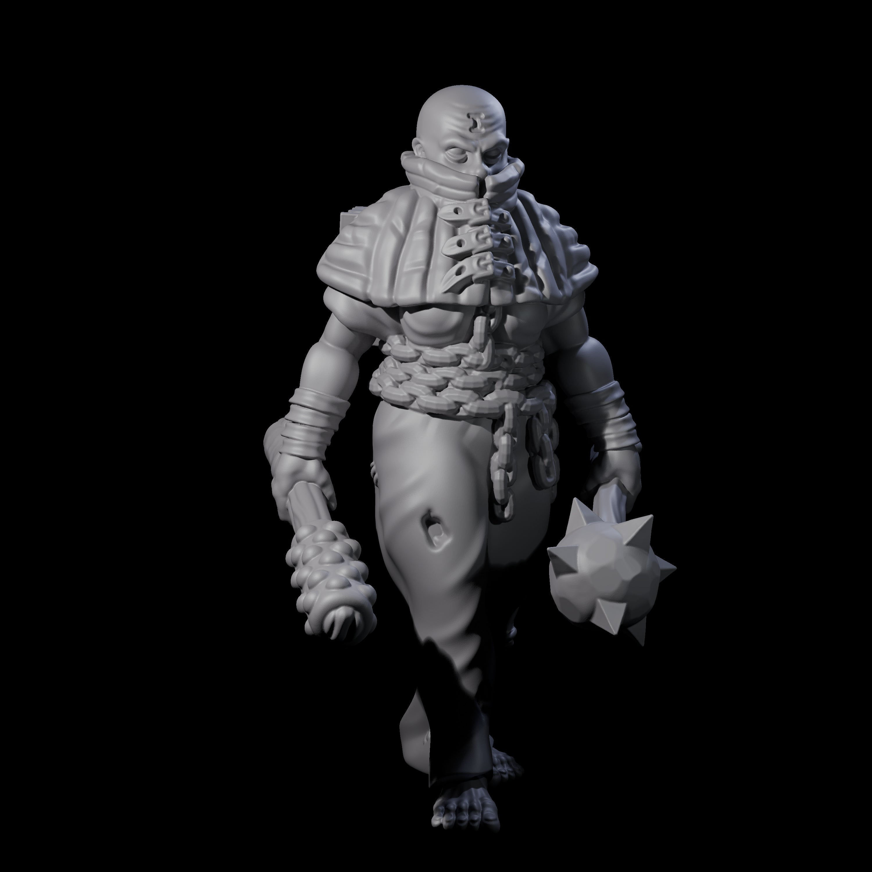Fevered Zealot B Miniature for Dungeons and Dragons, Pathfinder or other TTRPGs