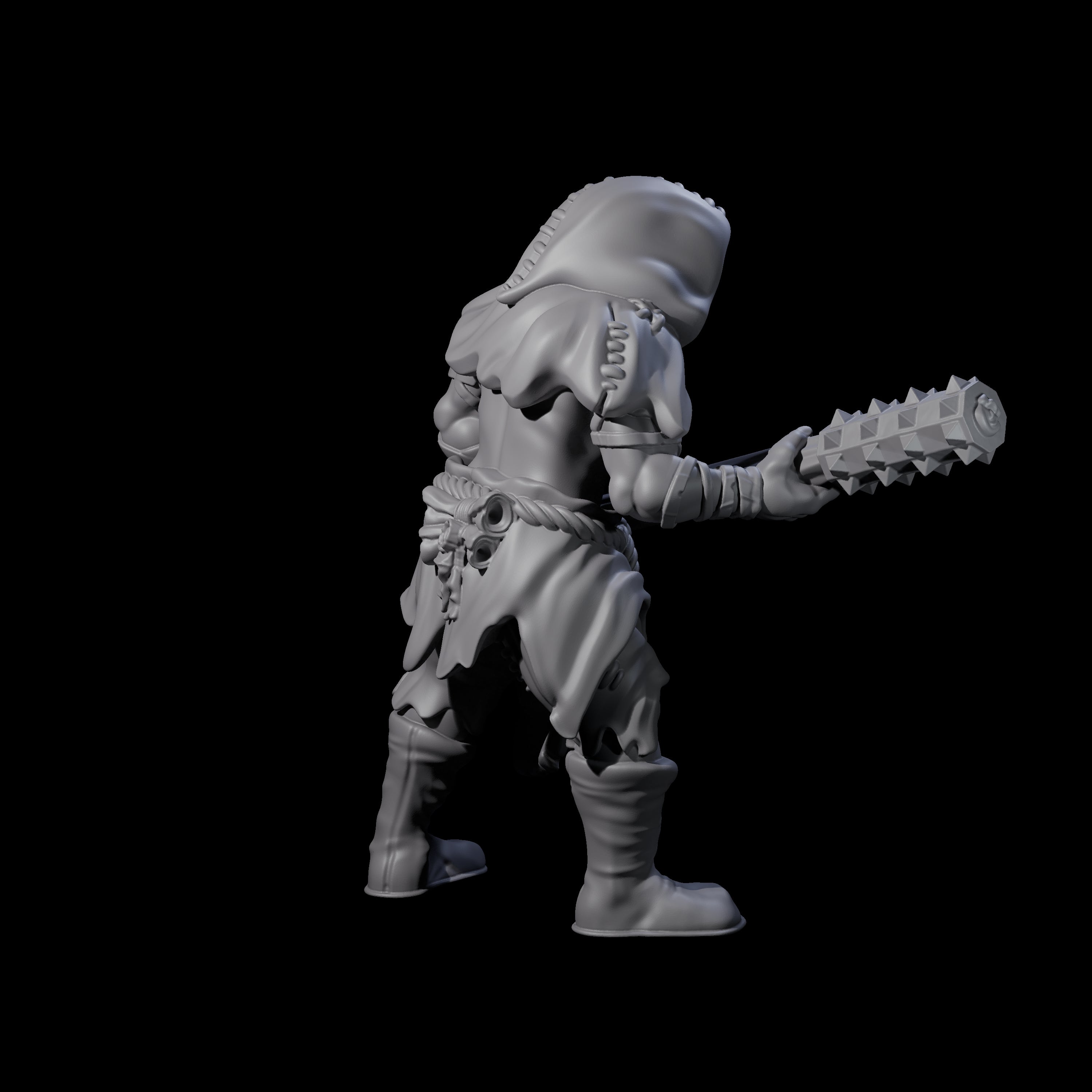 Fevered Zealot C Miniature for Dungeons and Dragons, Pathfinder or other TTRPGs