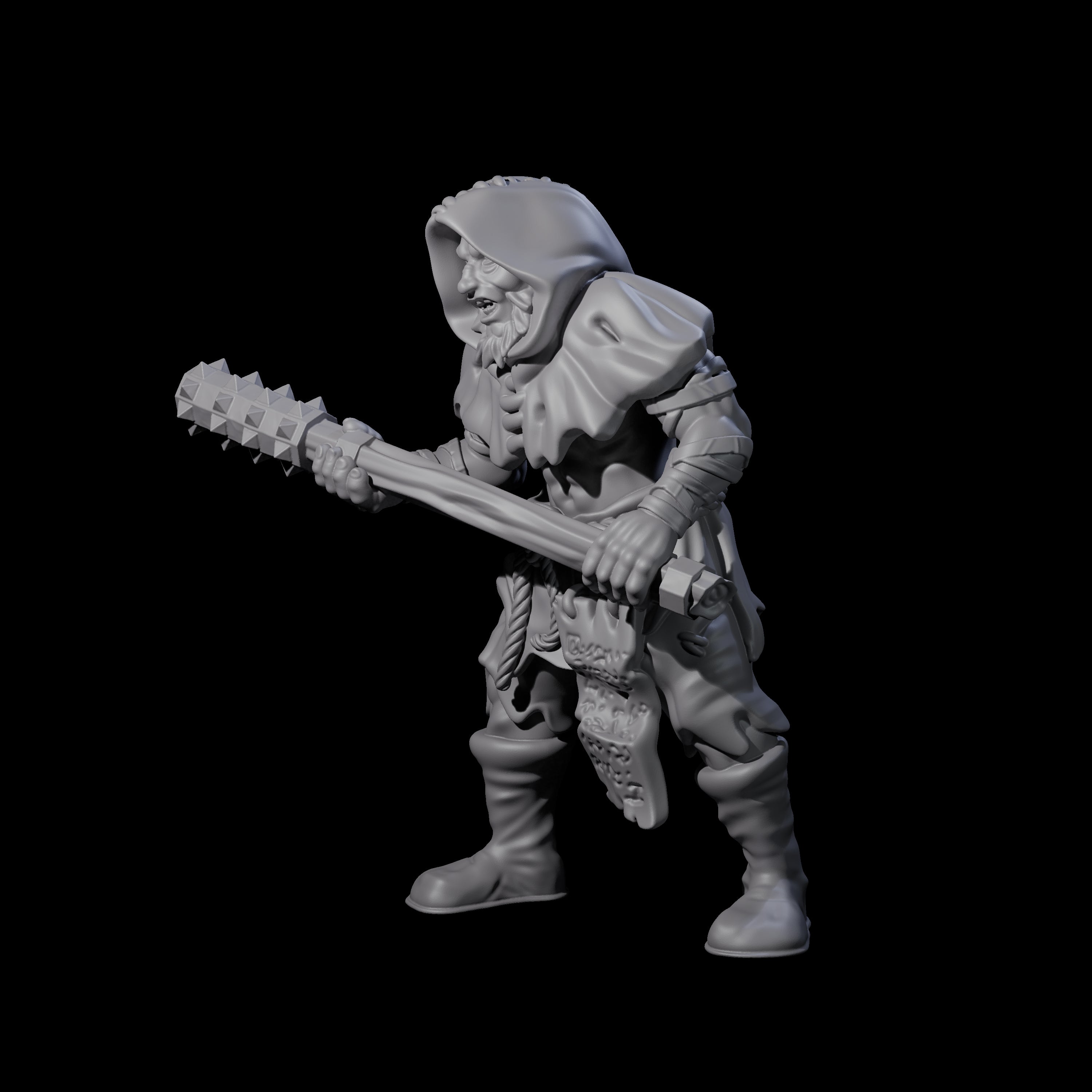 Fevered Zealot C Miniature for Dungeons and Dragons, Pathfinder or other TTRPGs