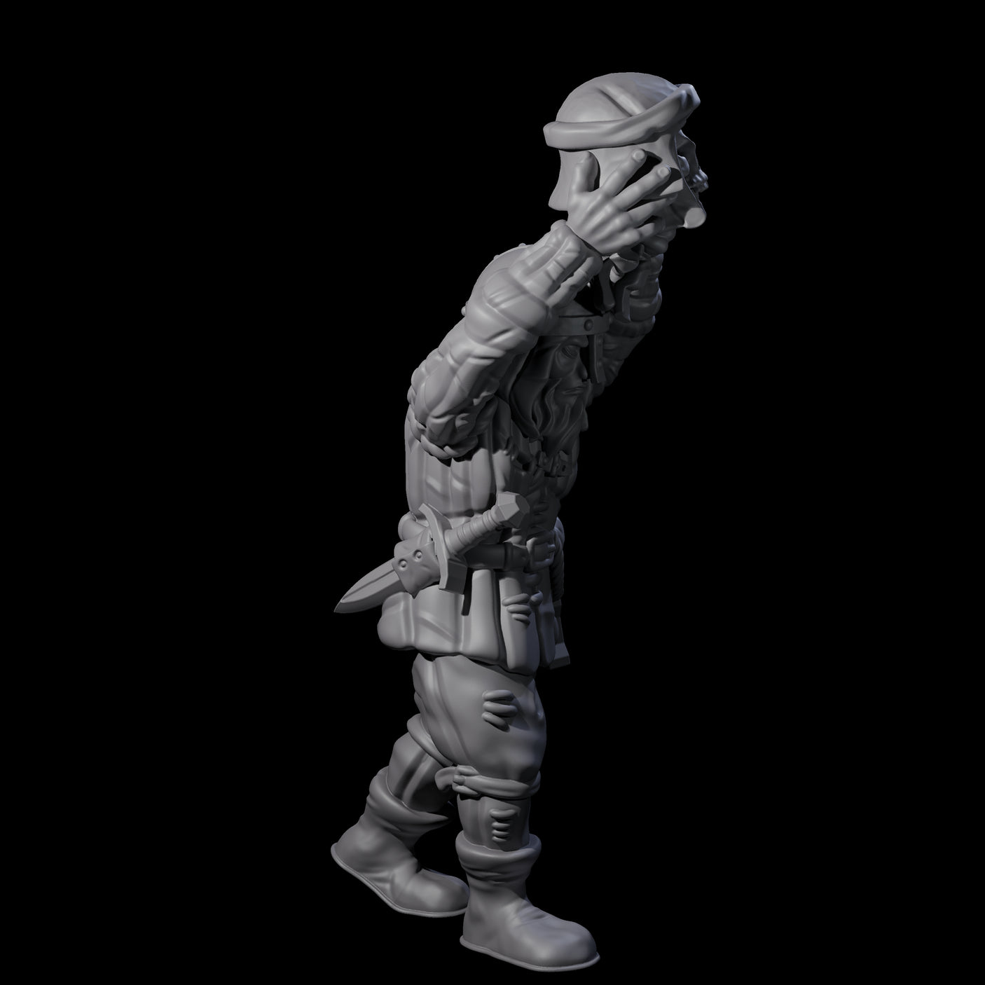 Fevered Zealot D Miniature for Dungeons and Dragons, Pathfinder or other TTRPGs