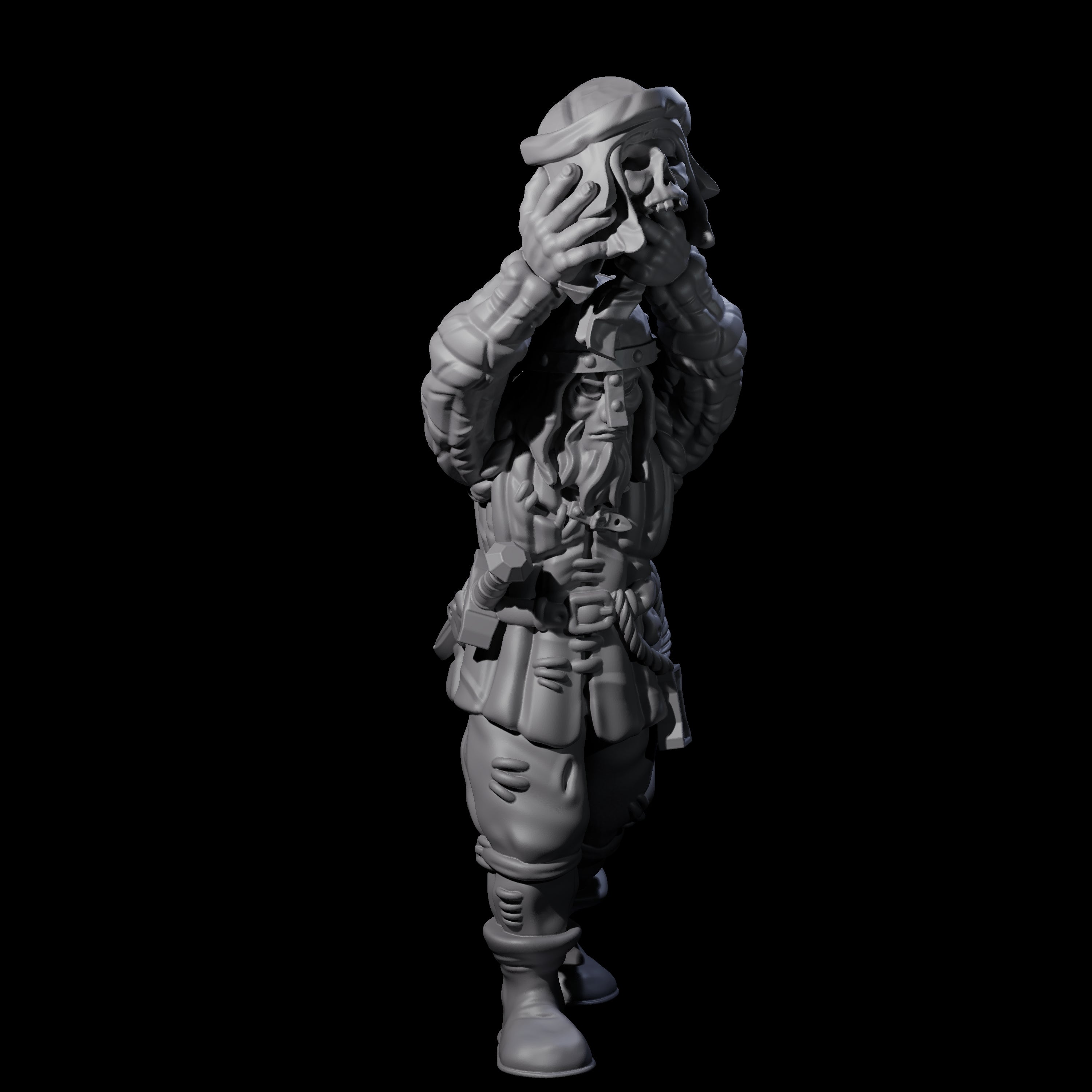 Fevered Zealot D Miniature for Dungeons and Dragons, Pathfinder or other TTRPGs