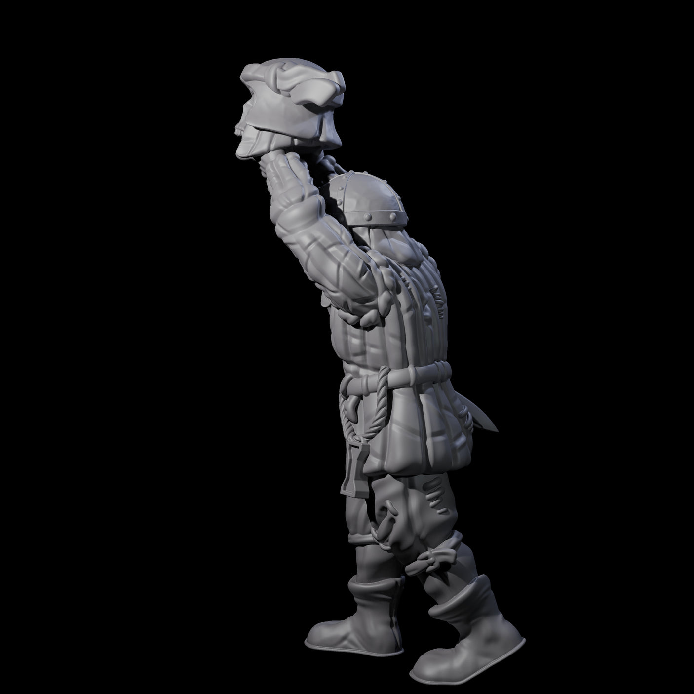 Fevered Zealot D Miniature for Dungeons and Dragons, Pathfinder or other TTRPGs