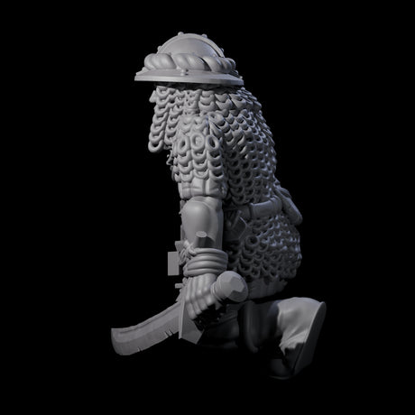 Fevered Zealot F Miniature for Dungeons and Dragons, Pathfinder or other TTRPGs