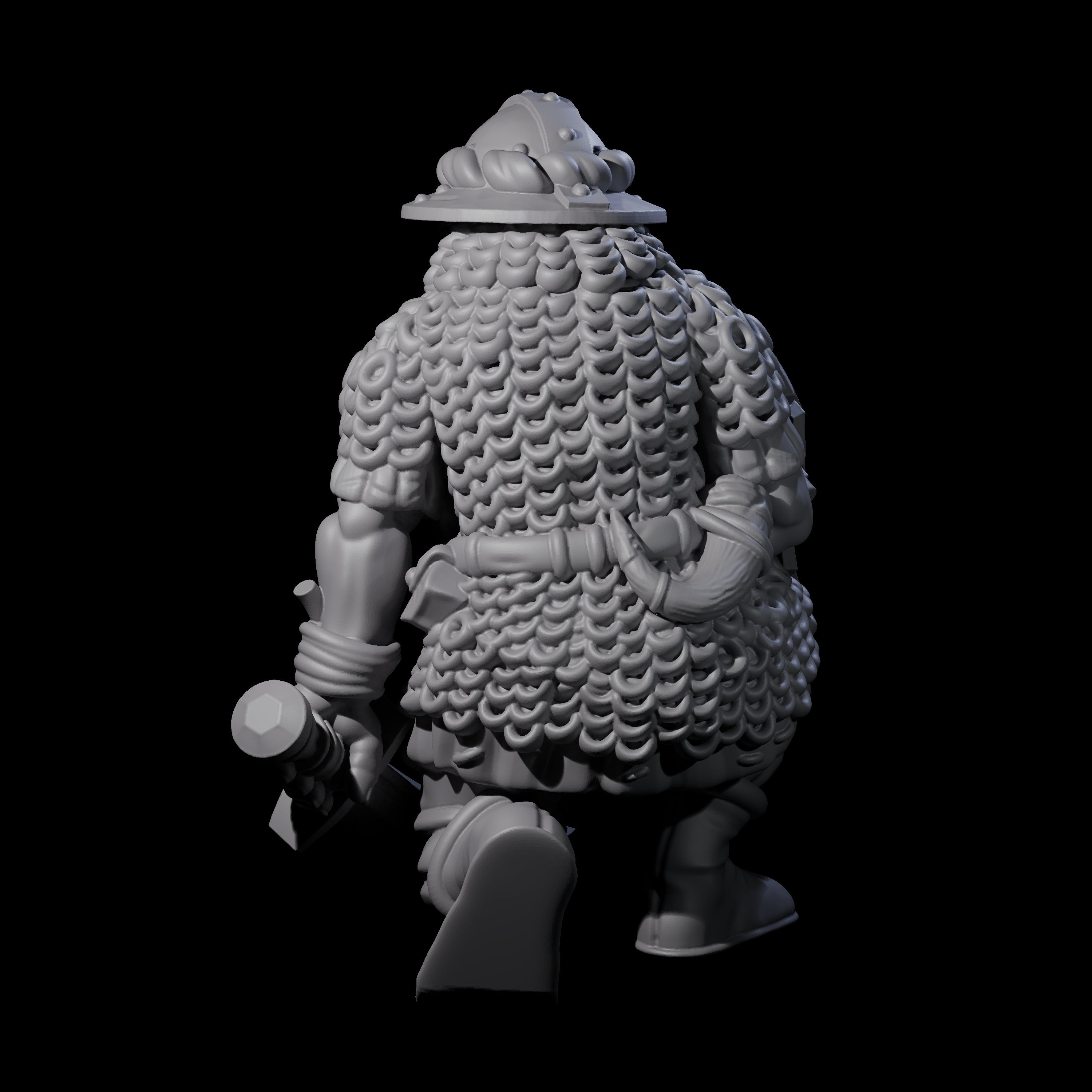 Fevered Zealot F Miniature for Dungeons and Dragons, Pathfinder or other TTRPGs