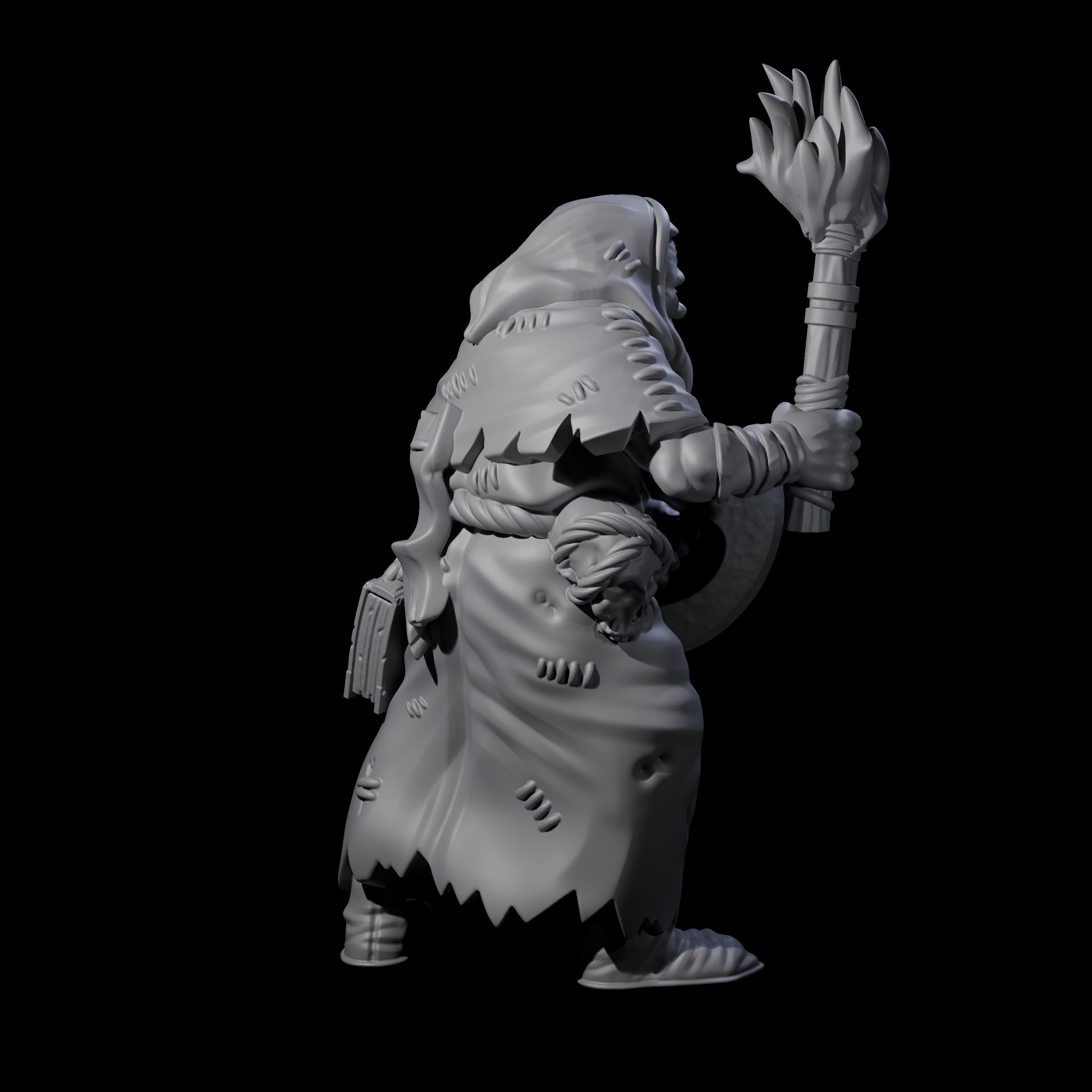 Fevered Zealot G Miniature for Dungeons and Dragons, Pathfinder or other TTRPGs