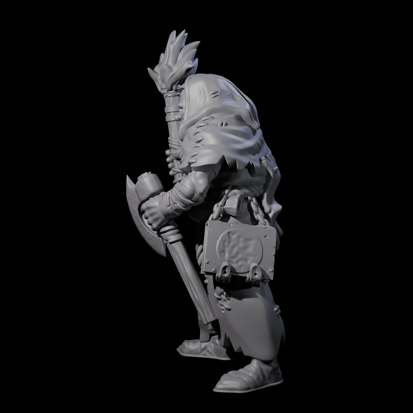 Fevered Zealot G Miniature for Dungeons and Dragons, Pathfinder or other TTRPGs
