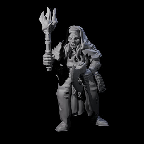 Fevered Zealot G Miniature for Dungeons and Dragons, Pathfinder or other TTRPGs