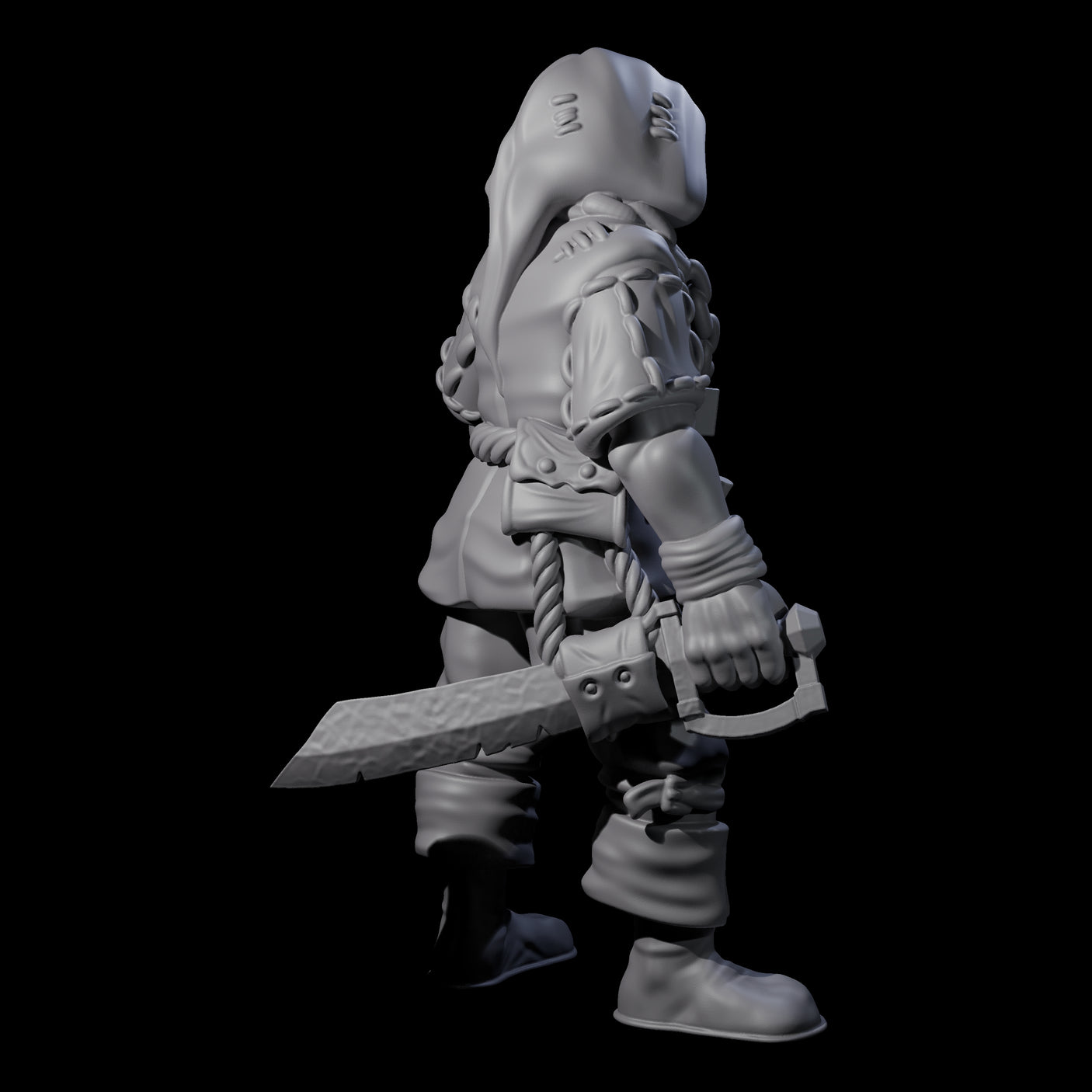 Fevered Zealot I Miniature for Dungeons and Dragons, Pathfinder or other TTRPGs