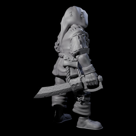 Fevered Zealot I Miniature for Dungeons and Dragons, Pathfinder or other TTRPGs