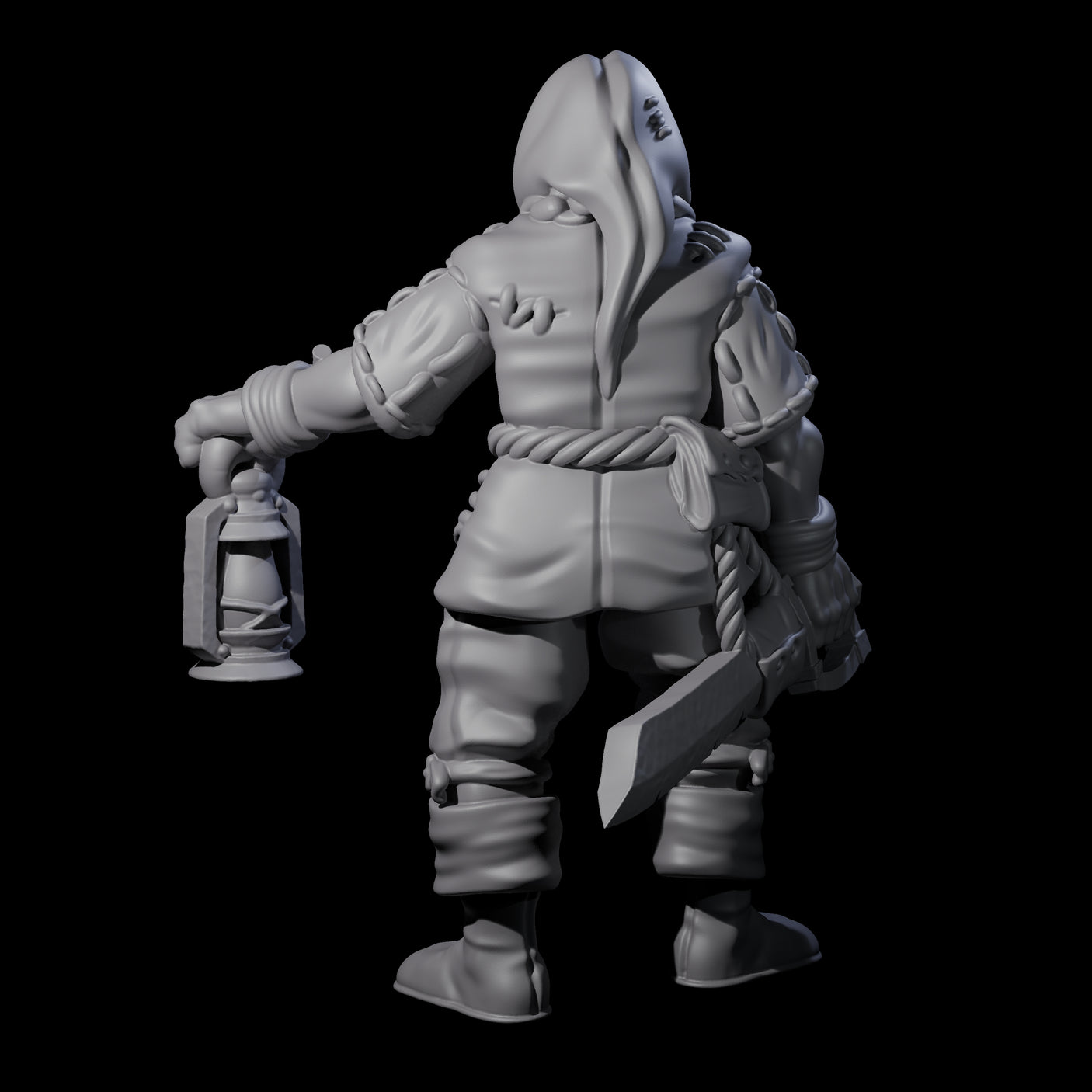 Fevered Zealot I Miniature for Dungeons and Dragons, Pathfinder or other TTRPGs