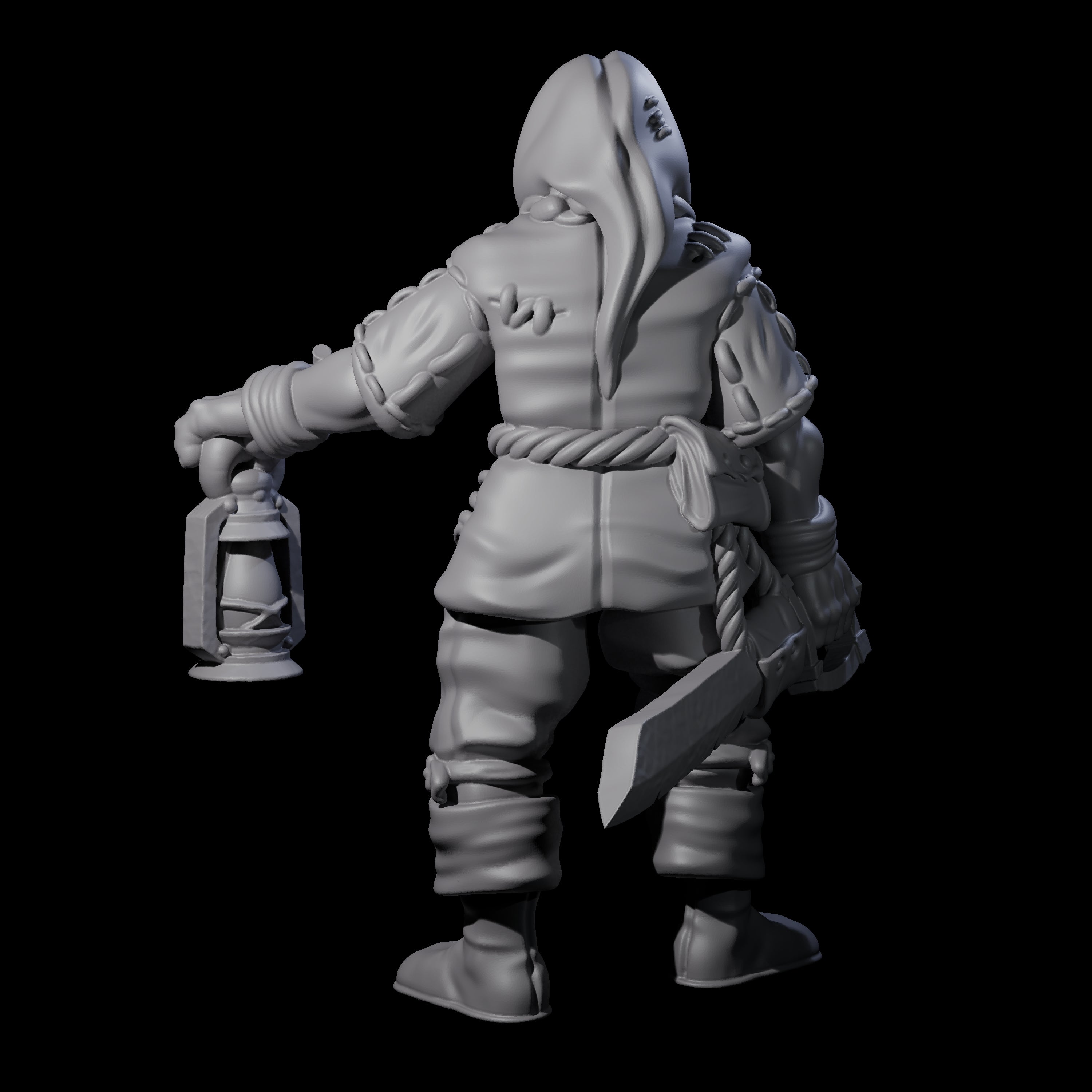 Fevered Zealot I Miniature for Dungeons and Dragons, Pathfinder or other TTRPGs